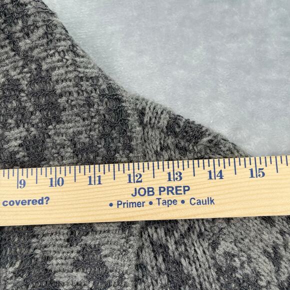 Eileen Fisher Cardigan Womens PS Petite Small Gray Black Print Wool Linen Camel - Picture 12 of 16